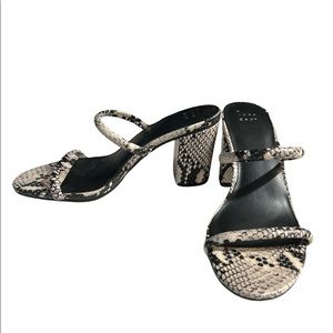 Cris heels for women - A new day.  snake print